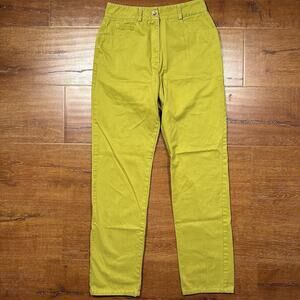 Paloma Wool Chino Pants Womens 26x28 Avocado Green Slim Straight City Chic Retro